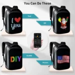 T3HD Sac à dos intelligent LED écran couleur programmable – 5