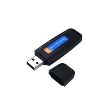 Clé USB Enregistreur Vocal Numérique, TF Carte Digital WAV Audio Voice Recorder