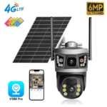 Caméra de Surveillance Solaire 4G PTZ Intelligente – Modèle YMO9-B